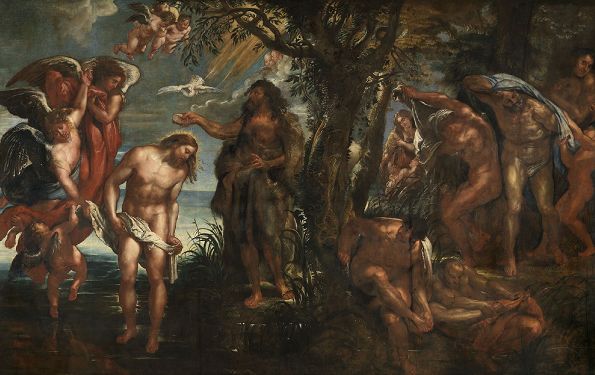 Doopsel Van Christus Pp Rubens Kmska